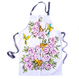 Floral apron vintage kitchenware Emmas Kitchen Longleat 