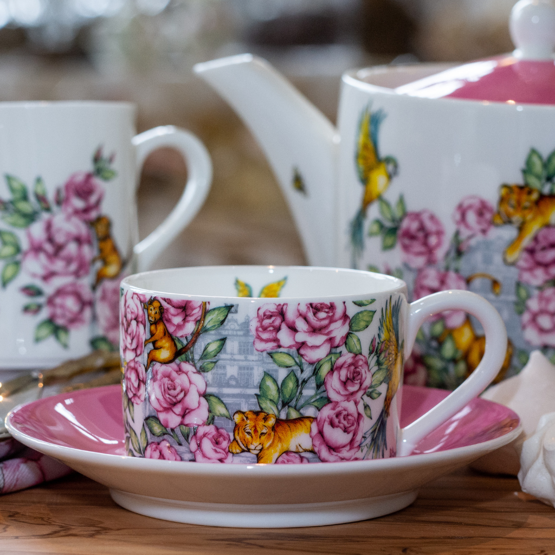 Fine bone china top cup and saucer set