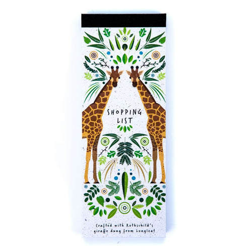 Shopping List Pad Giraffe Poo Paper Collection