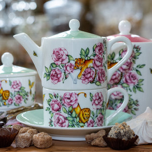 Teapot tea for one gift set fine bone china Emmas Kitchen Longleat